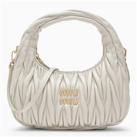 miu miu white tote|miumiu leather totes.